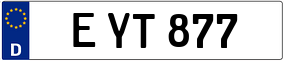 Truck License Plate